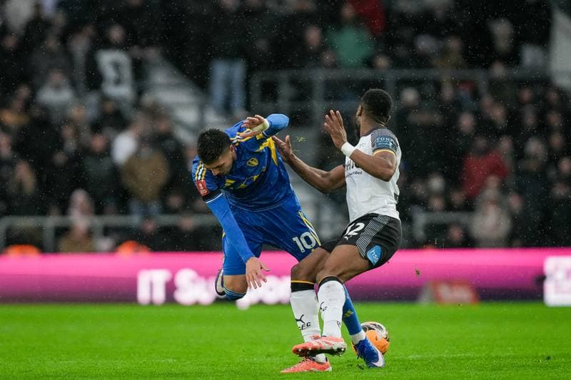 Football. Emirates FA Cup. Derby County - Leeds United. 11.01.2026
