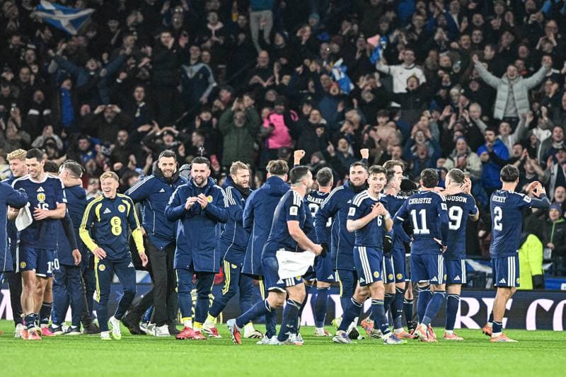 Football. 2026 FIFA World Cup Qualifiers. Scotland - Denmark. 18.11.2025