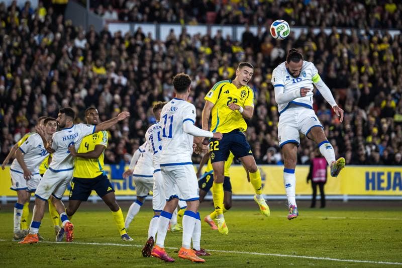 Football. FIFA World Cup Qualifier. Sweden - Kosovo. 13.10.2025