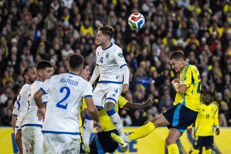Football. FIFA World Cup Qualifier. Sweden - Kosovo. 13.10.2025