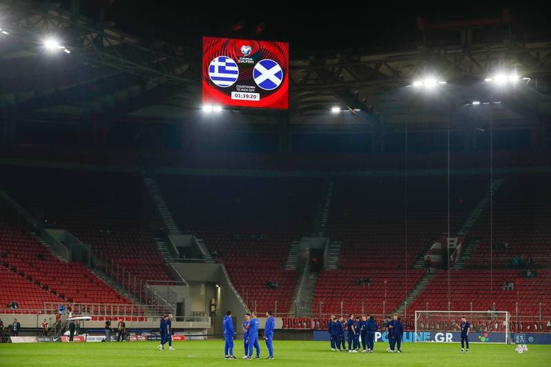Football. 2026 FIFA World Cup Qualifiers. Greece - Scotland. 15.11.2025