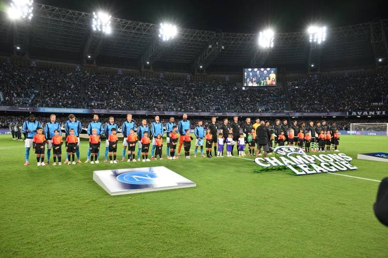 Football. UEFA Champions League. Napoli - Sporting CP. 01.10.2025