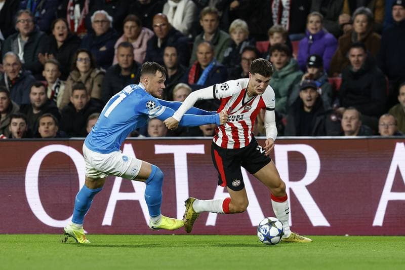 Football. UEFA Champions League. PSV Eindhoven - Napoli. 21.10.2025