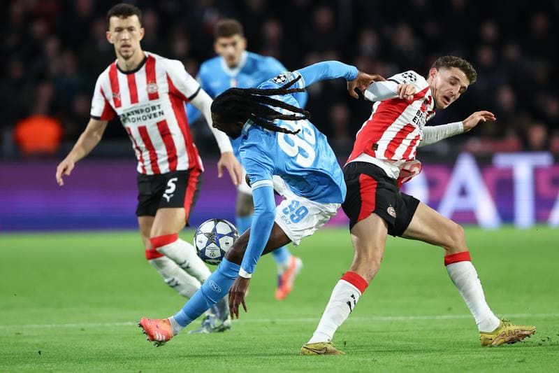 Football. UEFA Champions League. PSV Eindhoven - Napoli. 21.10.2025