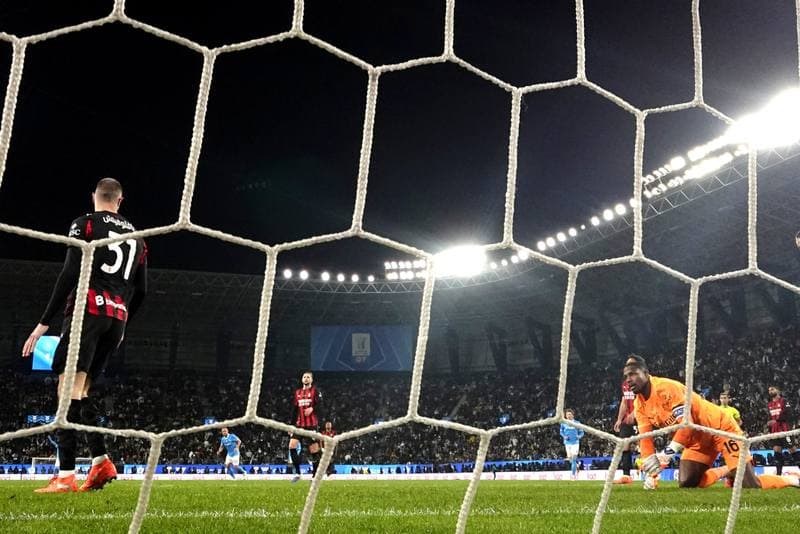 Football. EA Sports FC Supercup. Napoli - AC Milan. 18.12.2025