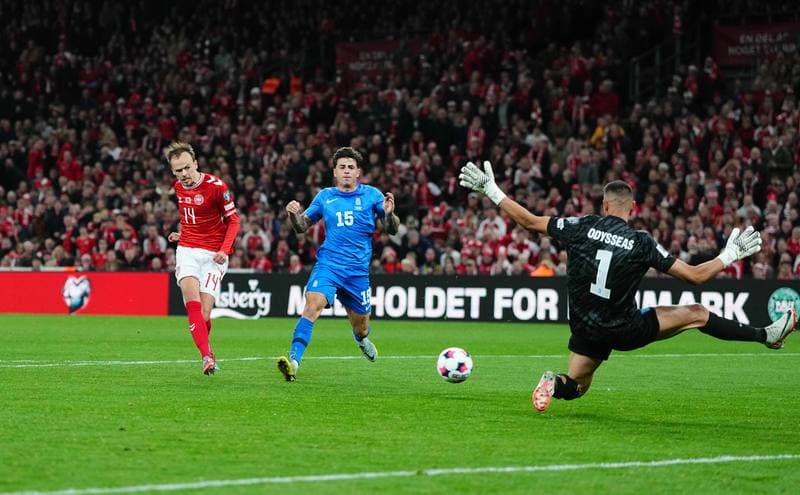 Football. World Cup Qualifiers. Denmark - Greece. 12.10.2025