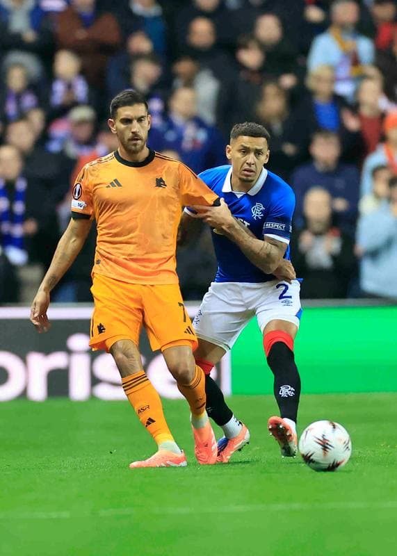 Football. UEFA Europa League. Rangers - A.S. Roma. 06.11.2025