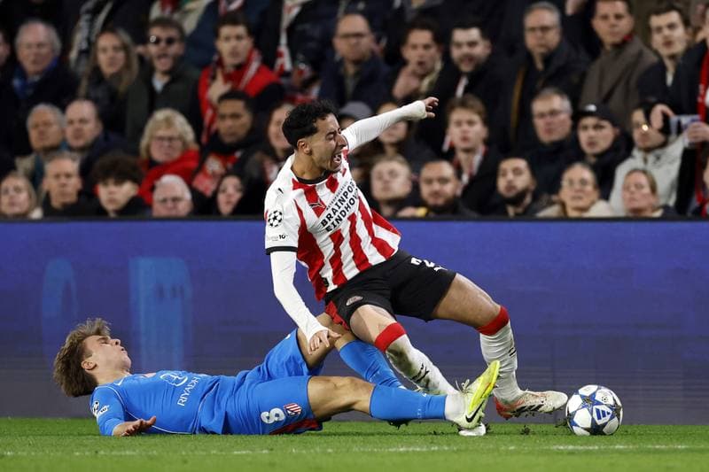 Football. UEFA Champions League. PSV Eindhoven - Atletico Madrid. 09.12.2025