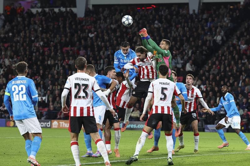 Football. UEFA Champions League. PSV Eindhoven - Napoli. 21.10.2025