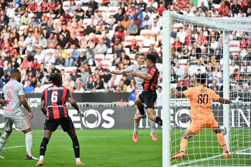 Football. Ligue 1 McDonald's. OGC Nice - Olympique Lyonnais. 18.10.2025