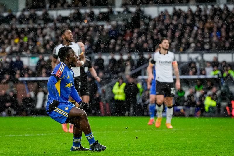 Football. Emirates FA Cup. Derby County - Leeds United. 11.01.2026