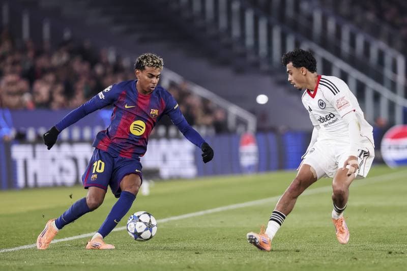 Football. UEFA Champions League. FC Barcelona - Eintracht Frankfurt. 09.12.2025