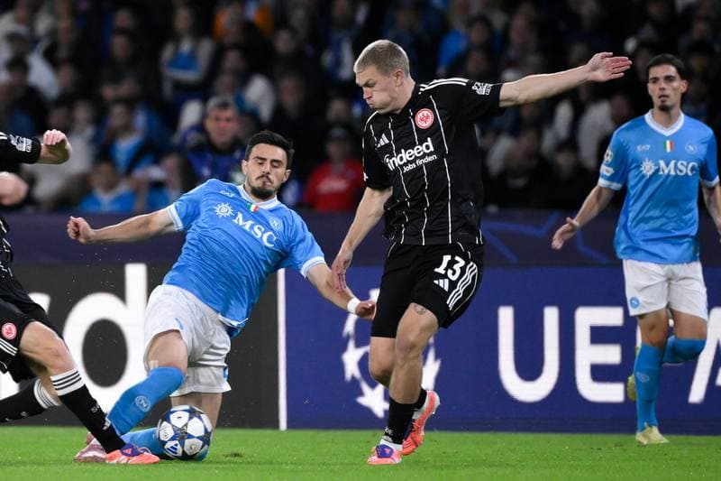 Football. UEFA Champions League. SSC Napoli - Eintracht Frankfurt. 04.11.2025