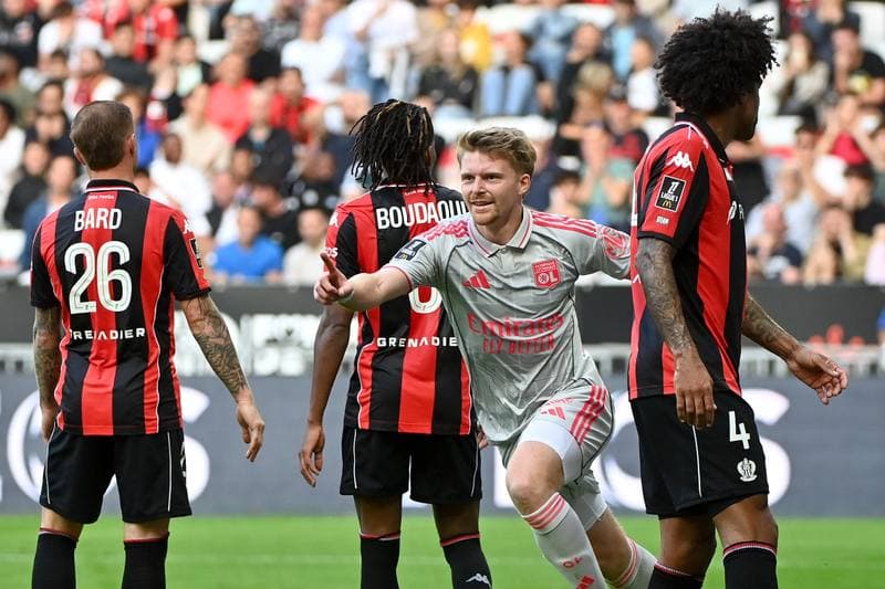 Football. Ligue 1 McDonald's. OGC Nice - Olympique Lyonnais. 18.10.2025