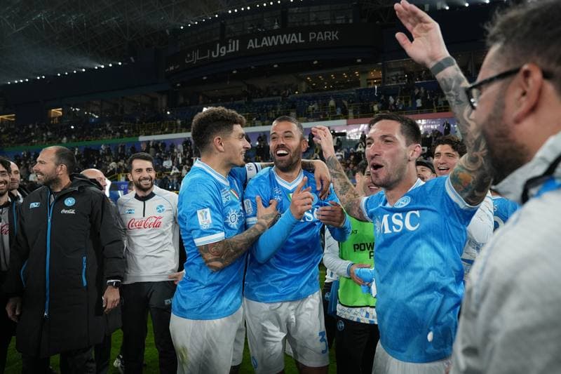 Football. EA Sports FC Supercup. Napoli - Bologna. 22.12.2025