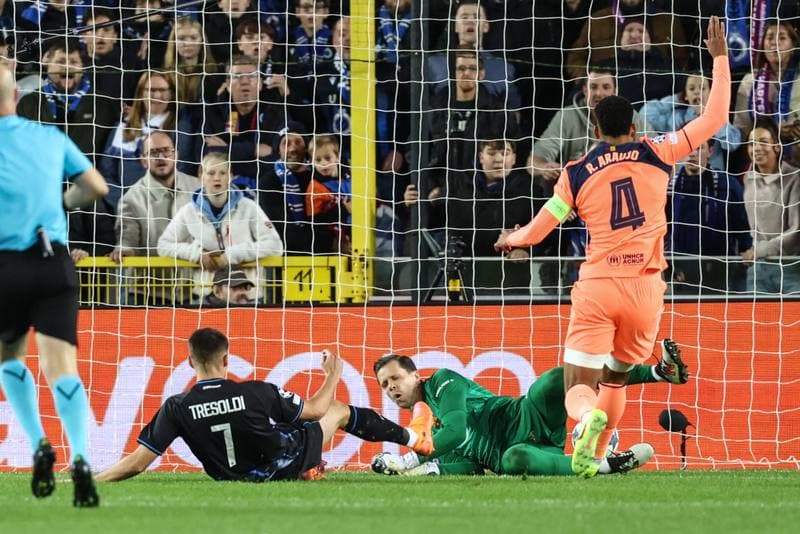 Football. UEFA Champions League. Club Brugge - Barcelona. 05.11.2025