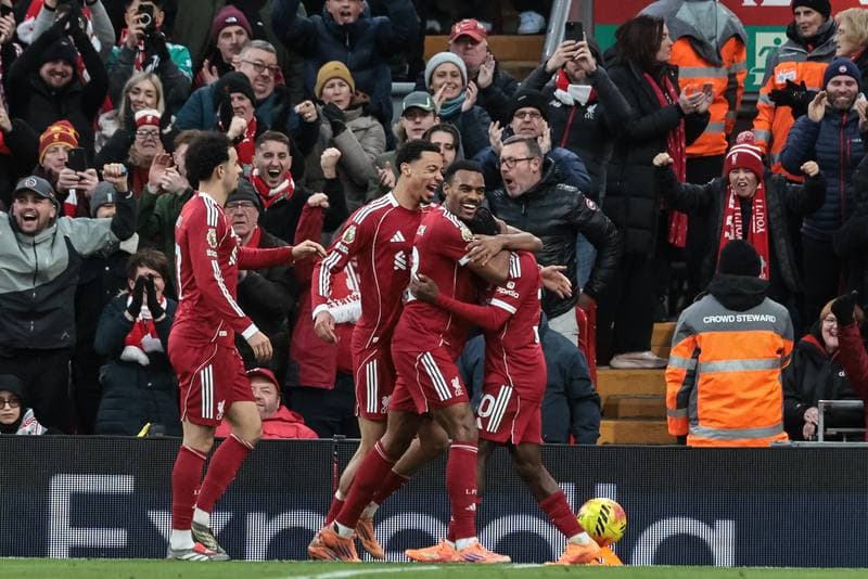 Football. Premier League. Liverpool - Wolverhampton Wanderers. 27.12.2025