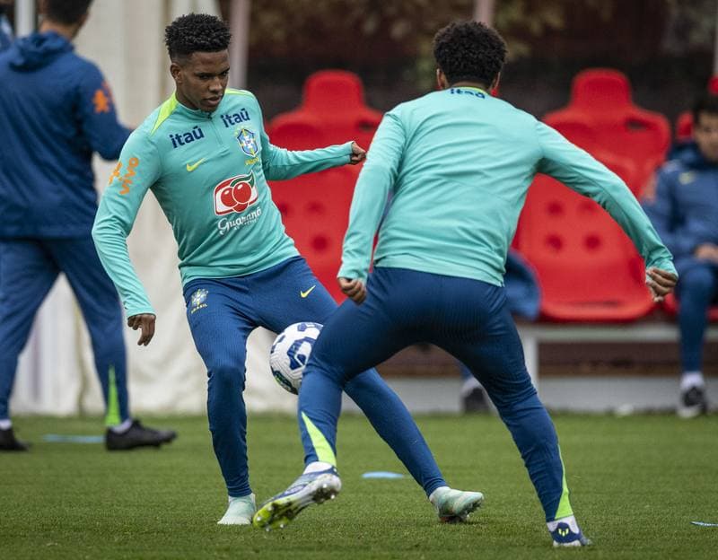 Football. Brazil. Training. 15.11.2015