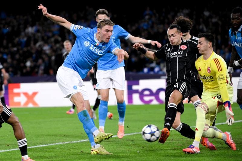 Football. UEFA Champions League. SSC Napoli - Eintracht Frankfurt. 04.11.2025