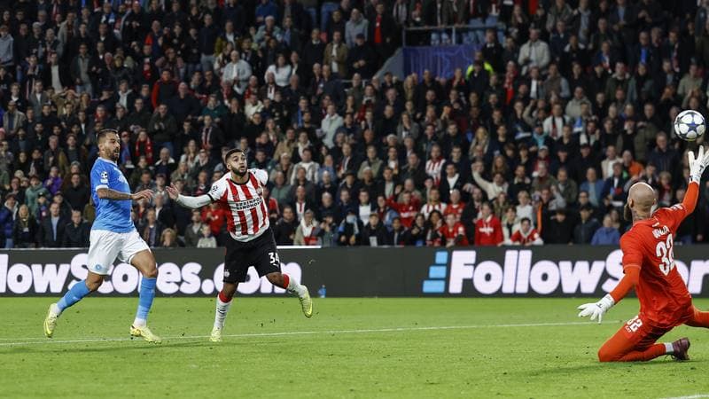 Football. UEFA Champions League. PSV Eindhoven - Napoli. 21.10.2025