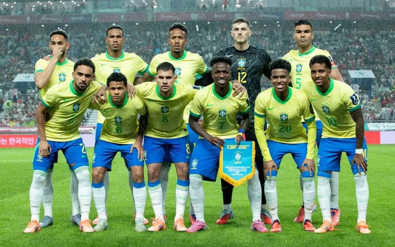 Football. Friendly Match. South Korea - Brazil. 10.10.2025