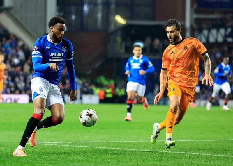 Football. UEFA Europa League. Rangers - A.S. Roma. 06.11.2025