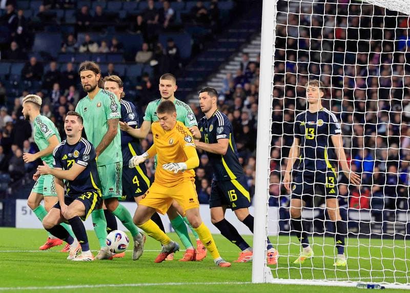 Football. 2026 FIFA World Cup Qualifiers. Scotland - Belarus. 12.10.2025