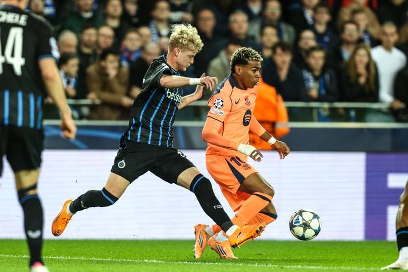 Football. UEFA Champions League. Club Brugge - Barcelona. 05.11.2025