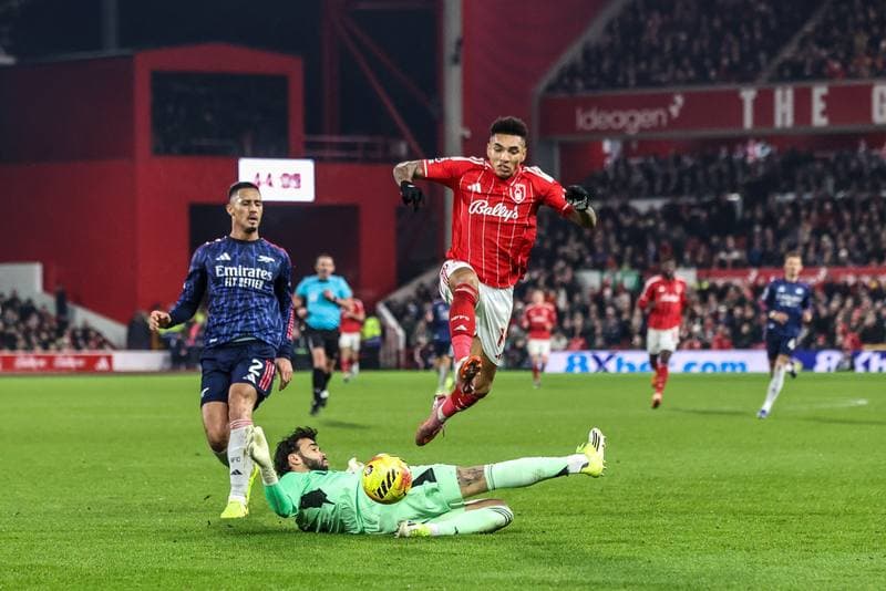 Football. Premier League. Nottingham Forest - Arsenal. 17.01.2026
