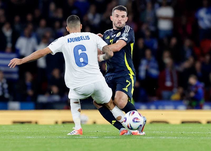 Football. 2026 FIFA World Cup Qualifiers. Scotland - Greece. 09.10.2025