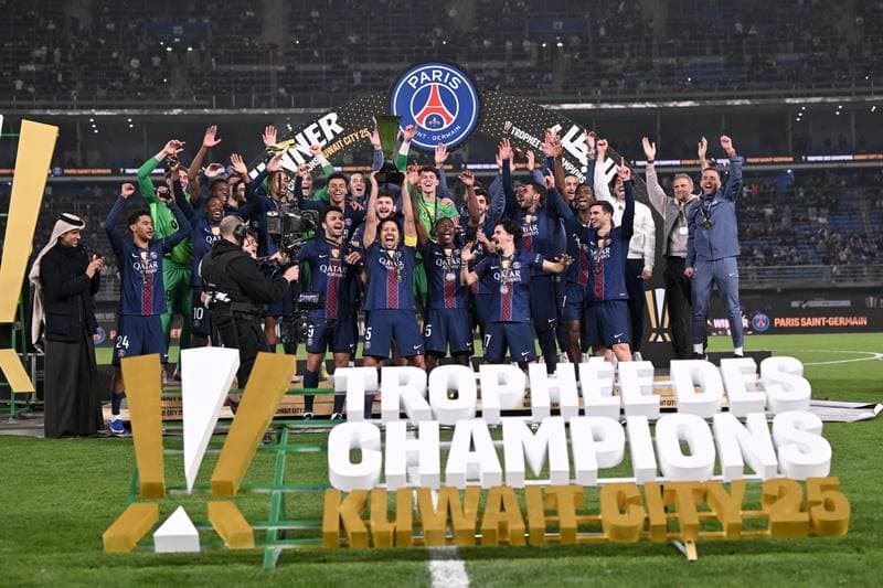 Football. Trophee des Champions. Paris Saint-Germain - Olympique de Marseille. 08.01.2026
