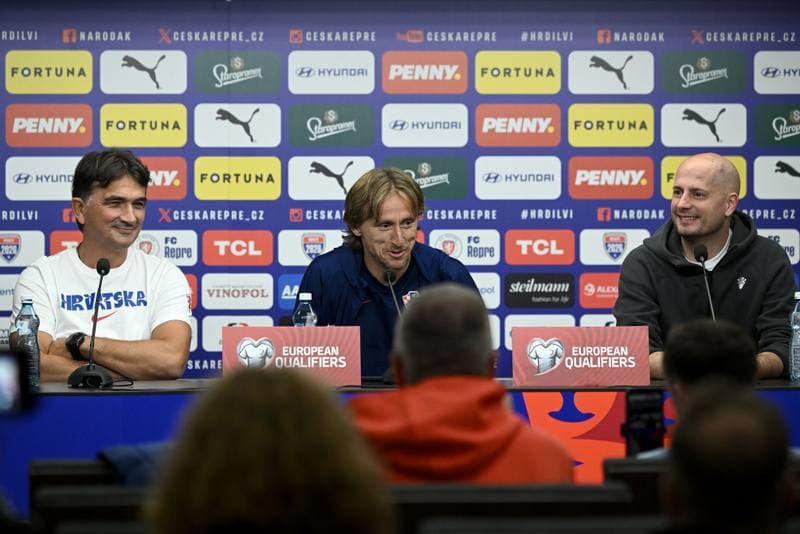 Football. Croatia. Press Conference. 08.10.2025