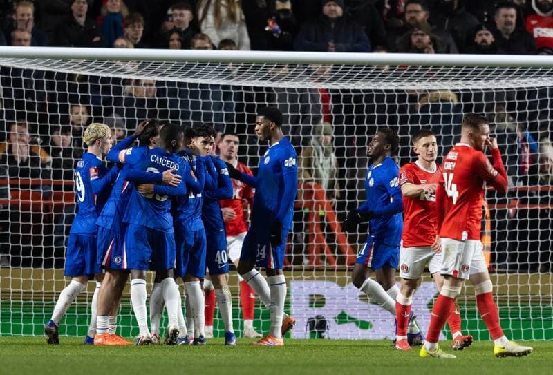 Football. Emirates FA Cup. Charlton Athletic - Chelsea. 10.01.2026