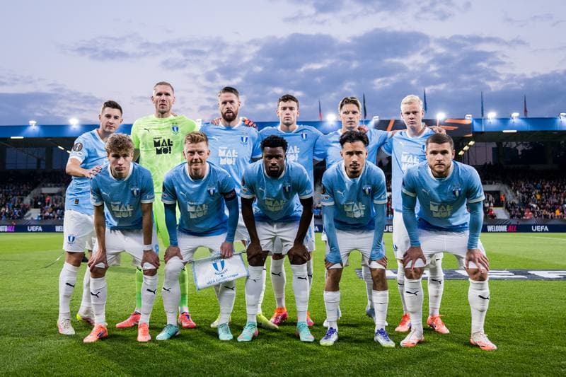 Football. UEFA Europa League. Viktoria Plzen - MalmA FF. 02.10.2025