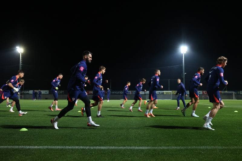 Football. Croatia. Training. 10.11.2025