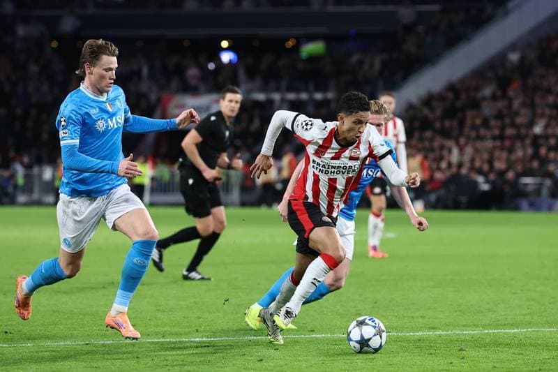 Football. UEFA Champions League. PSV Eindhoven - Napoli. 21.10.2025