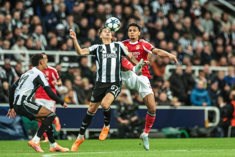 Football. UEFA Champions League. Newcastle United - Benfica. 21.10.2025