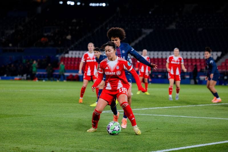 Football. UEFA Women's Champions League. Paris Saint-Germain - FC Bayern Munich. 16.03.2026