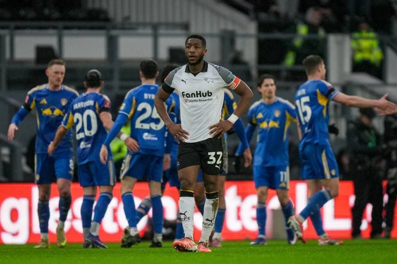 Football. Emirates FA Cup. Derby County - Leeds United. 11.01.2026