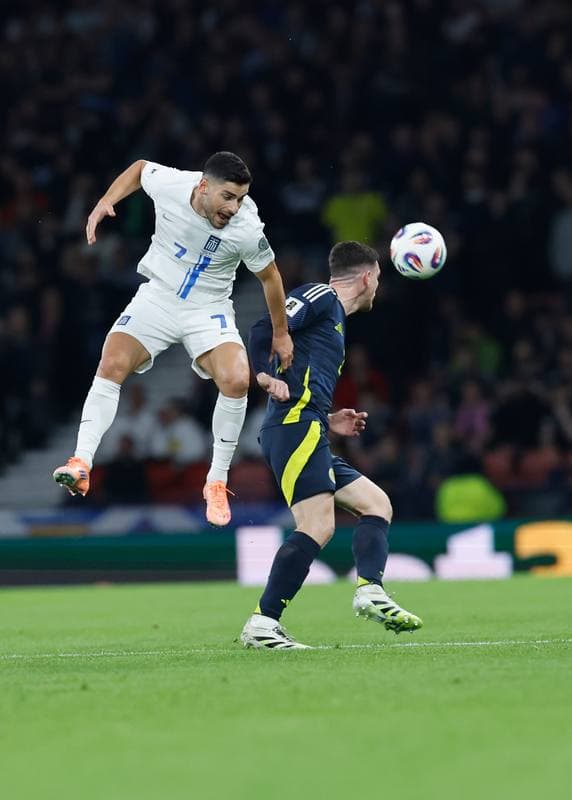 Football. 2026 FIFA World Cup Qualifiers. Scotland - Greece. 09.10.2025