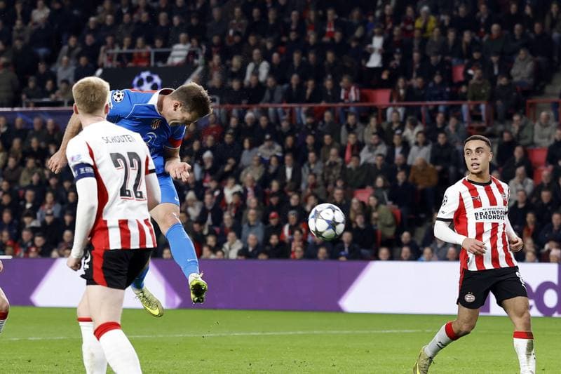 Football. UEFA Champions League. PSV Eindhoven - Atletico Madrid. 09.12.2025