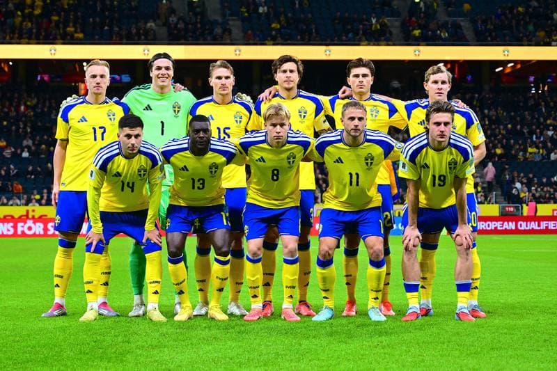 Football. FIFA World Cup Qualifiers. Sweden - Slovenia. 18.11.2025