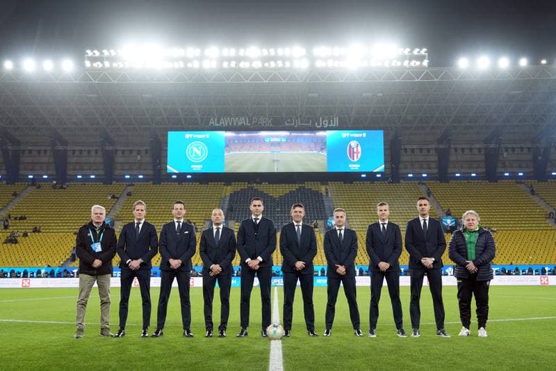 Football. EA Sports FC Supercup. Napoli - Bologna. 22.12.2025
