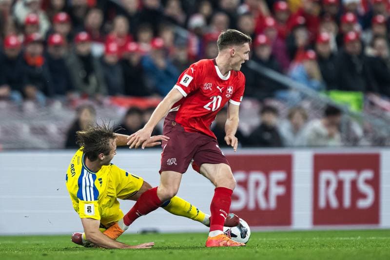 Football. FIFA World Cup Qualifier. Switzerland - Sweden. 15.11.2025