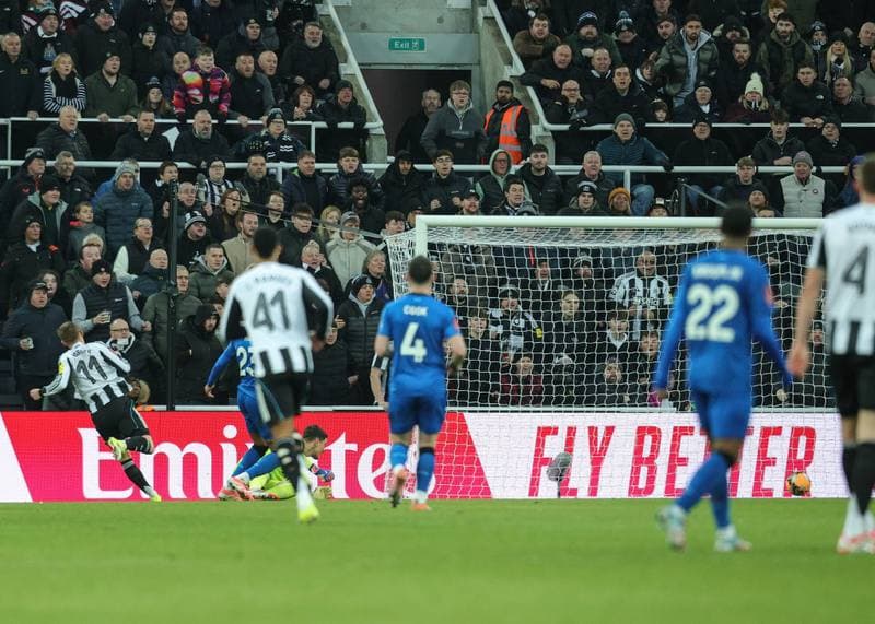Football. Emirates FA Cup. Newcastle United - Bournemouth. 10.01.2026