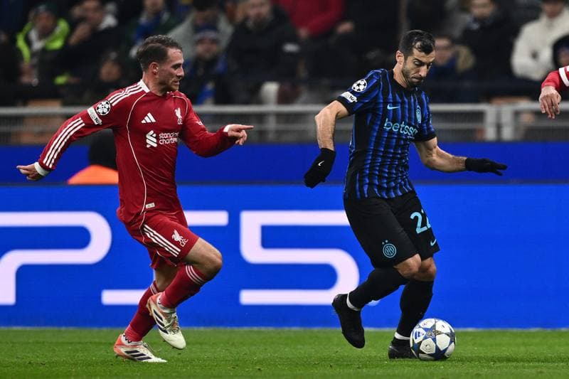 Football. UEFA Champions League. Inter - Liverpool. 09.12.2025