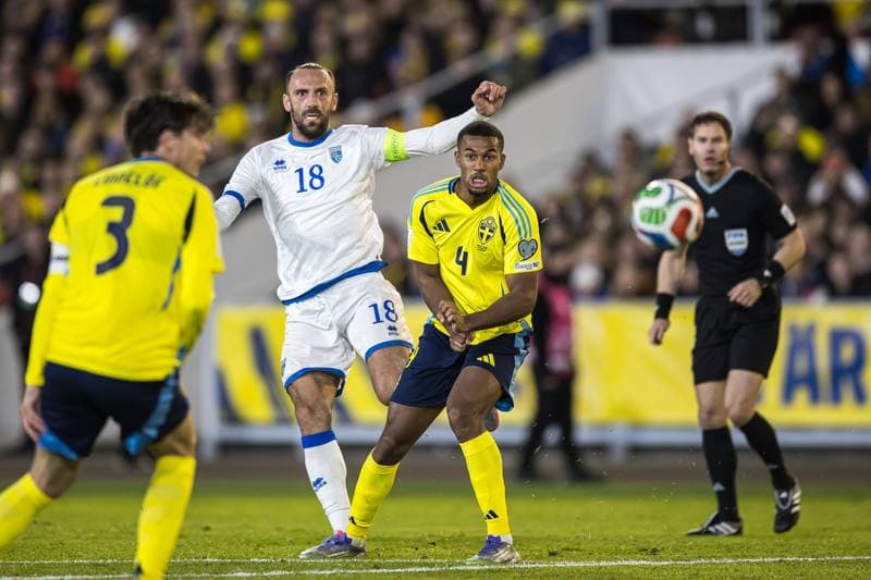 Football. FIFA World Cup Qualifier. Sweden - Kosovo. 13.10.2025