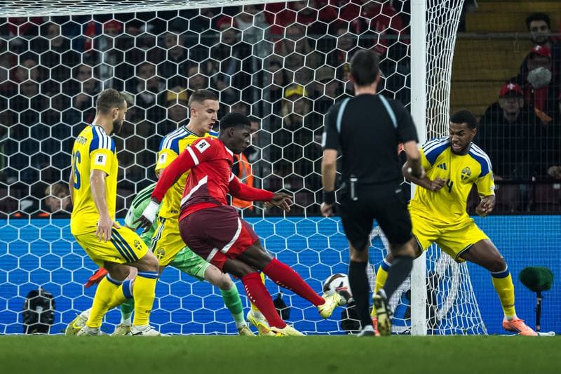 Football. FIFA World Cup Qualifier. Switzerland - Sweden. 15.11.2025