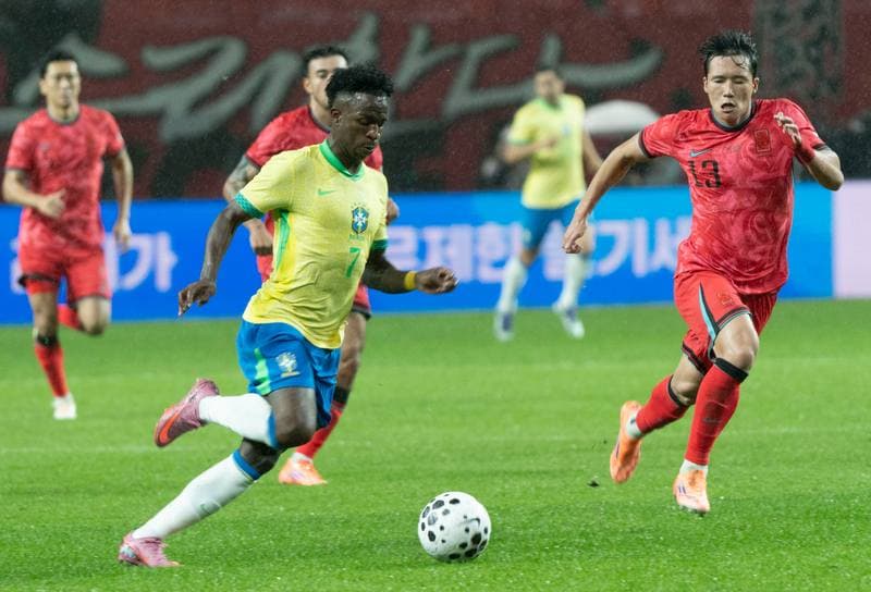 Football. Friendly Match. South Korea - Brazil. 10.10.2025