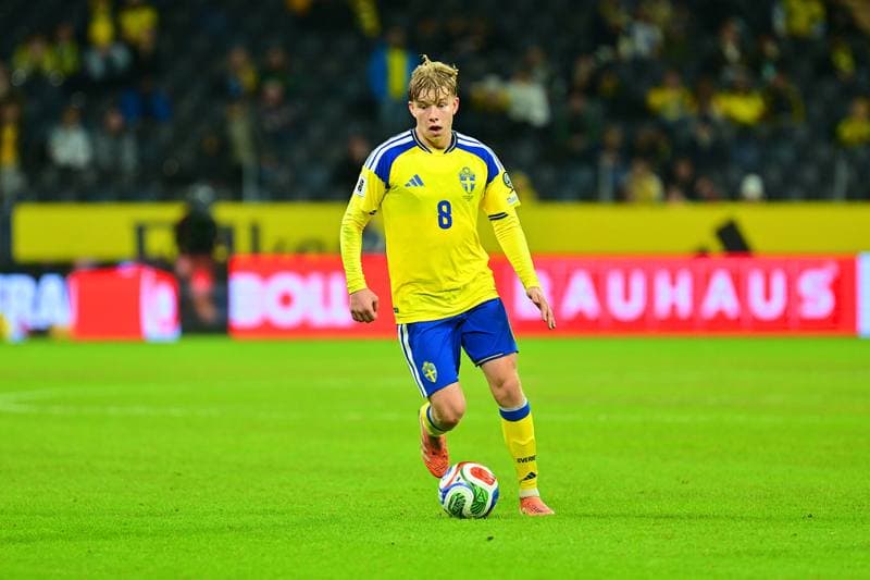 Football. FIFA World Cup Qualifiers. Sweden - Slovenia. 18.11.2025